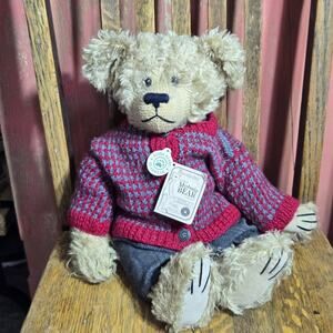 Boyds Mohair Bearwear Bear #10810 LIMITED EDITION Tag & Sweater VINTAGE Plush
